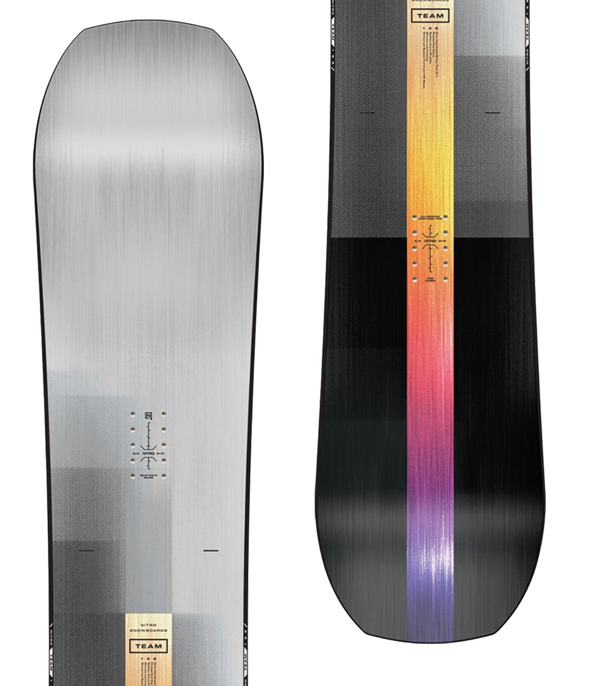 Nitro Team snowboard lap