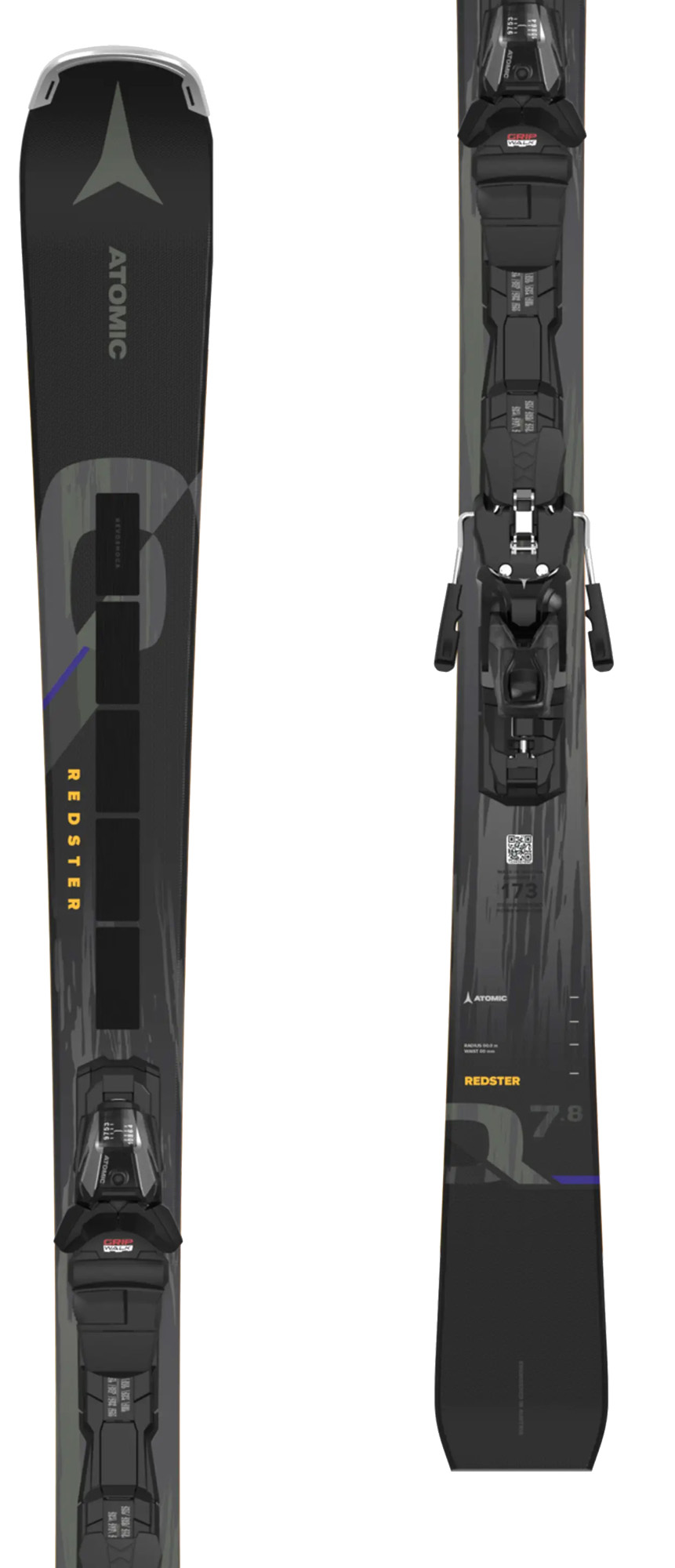 Atomic Redster Q7.8 RVSK C skis with Atomic M 12 GW bindings