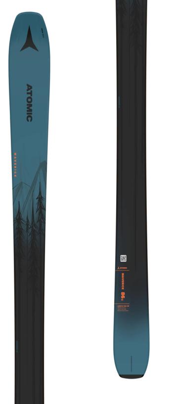 Atomic Maverick 86 C skis with Atomic STR 12 GW bindings 1.Image