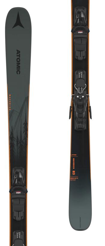 Atomic Maverick 83 skis with Atomic M 10 GW bindings 1.Image