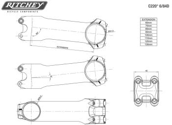 Ritchey Classic C220 HP 100x31.8 mm stem 3.Image