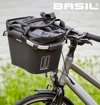 Basil Classic Carry All Klickfix front basket 2.Image