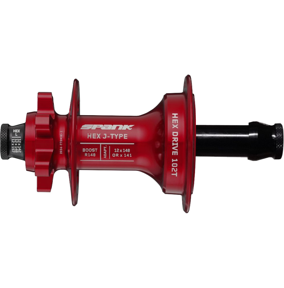 Spank Hex J-Type 148/12 mm 32H Boost 6 bolts rear hub
