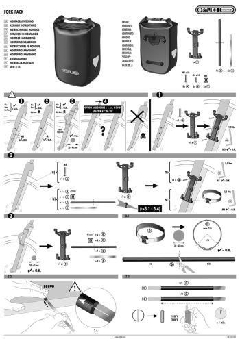 Ortlieb Fork-Pack villára rögzíthető táska 9.Kép