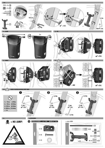 Ortlieb Fork-Pack villára rögzíthető táska 10.Kép