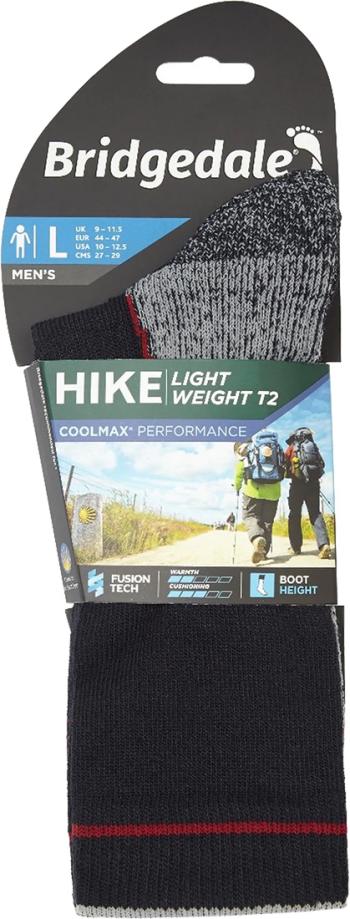Bridgedale Hike Lightweight T2 Coolmax Boot zokni 5.Kép