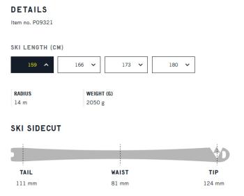 Fischer RC One 82 GT skis with Fischer RSW11 GW PR bindings 4.Image
