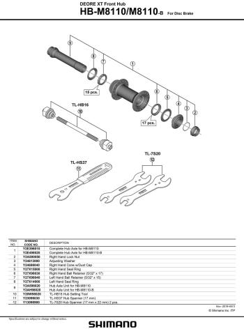 Shimano Deore XT M8110 Centerlock E15 front hub 2.Image