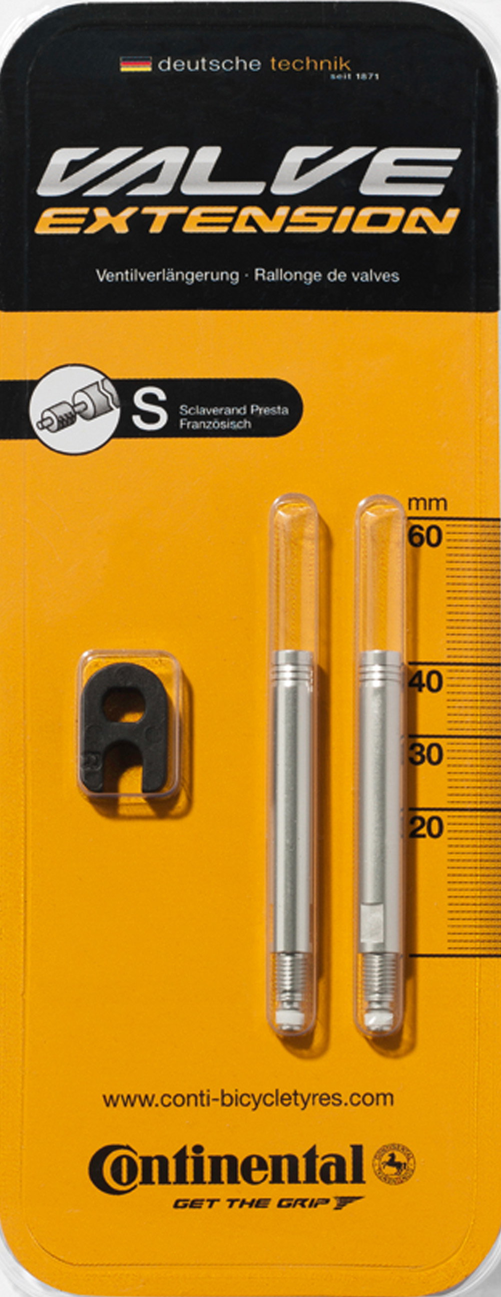 Continental Presta Alu 40mm valve extension