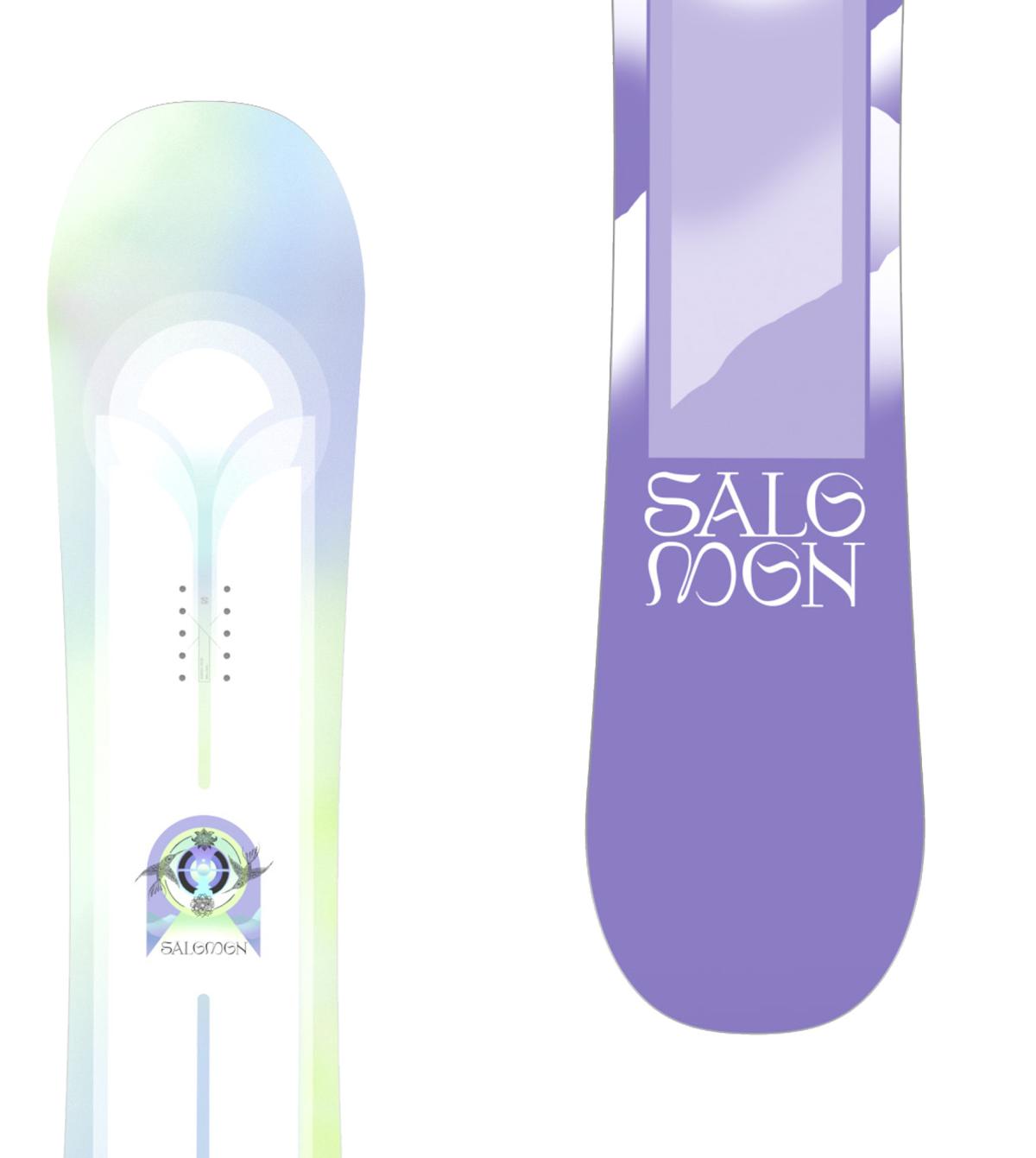 Salomon Lotus snowboard lap