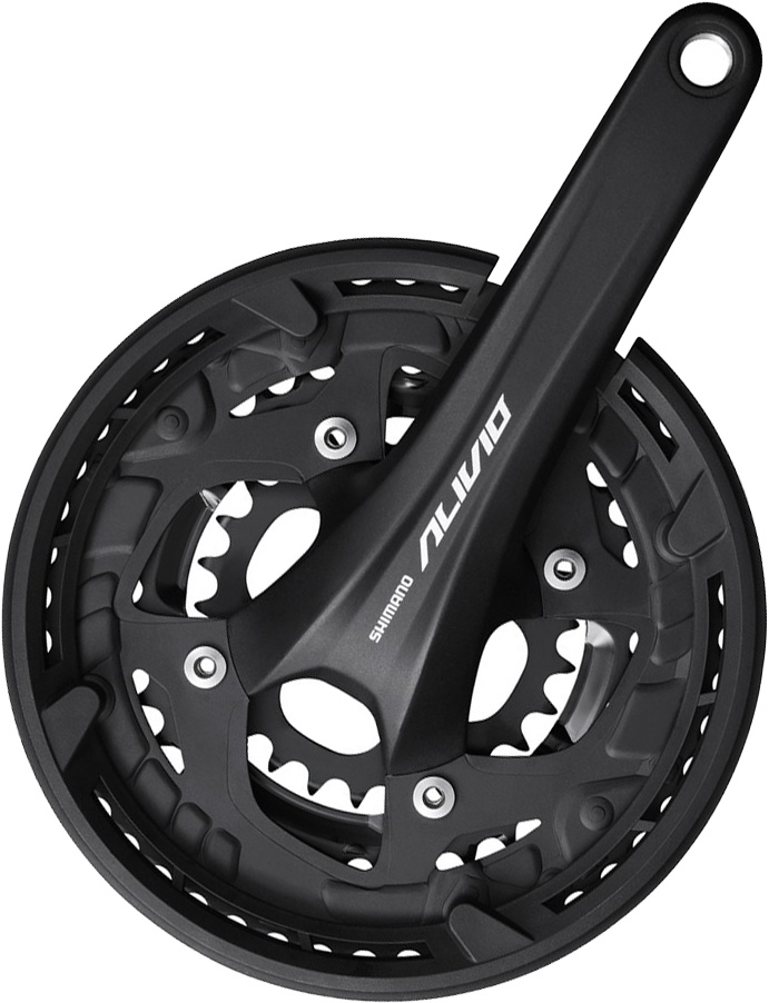 Shimano Fekete Shimano Alivio T4060 175-22/32/44 integrált hajtómű 2022