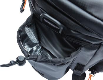 Basil Fekete - Narancssárga Basil Miles Tarpaulin XL Pro csomagtartó táska 2023 3.Kép