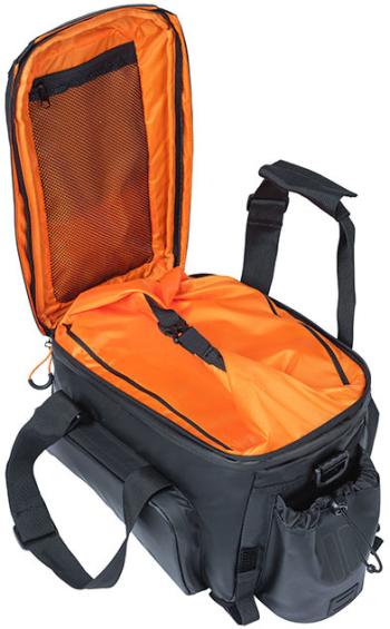 Basil Fekete - Narancssárga Basil Miles Tarpaulin XL Pro csomagtartó táska 2023 4.Kép