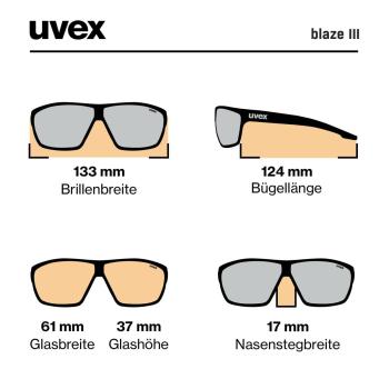 Uvex Blaze III. sport glasses 7.Image