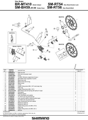 Shimano Deore MT410 hydraulic disc brake caliper 3.Image