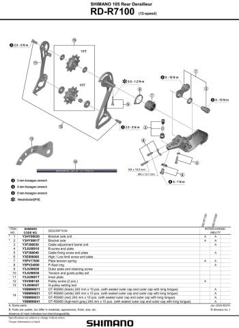 Shimano 105 R7100 Shadow rear derailleur 2.Image