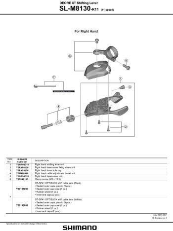 Shimano Deore XT M8130 12sp clamp band shift lever 2.Image