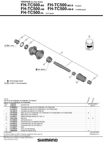 Shimano Cues TC500 28L 12 sp Disc CL 142mm Microspline hátsó agy 2.Kép