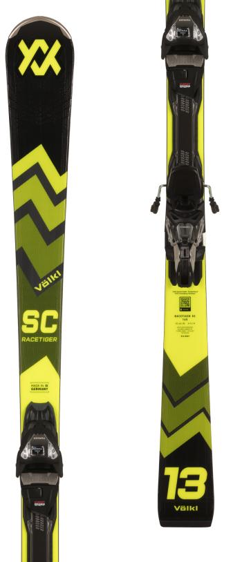 Völkl Racetiger SC skis with Marker VMot2 12 Alu GW bindings Image