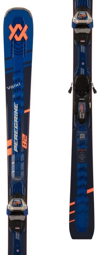 Völkl Peregrine 82 skis with Marker Lowride FR bindings Image