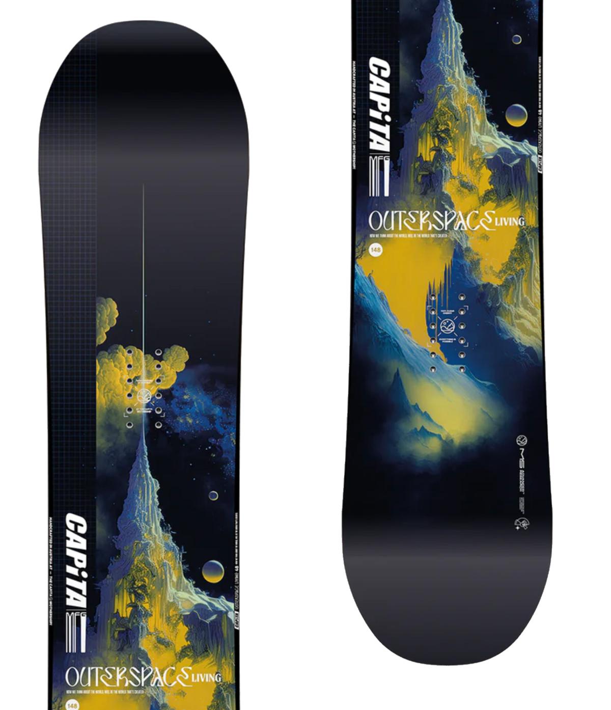 Capita Outerspace Living snowboard lap