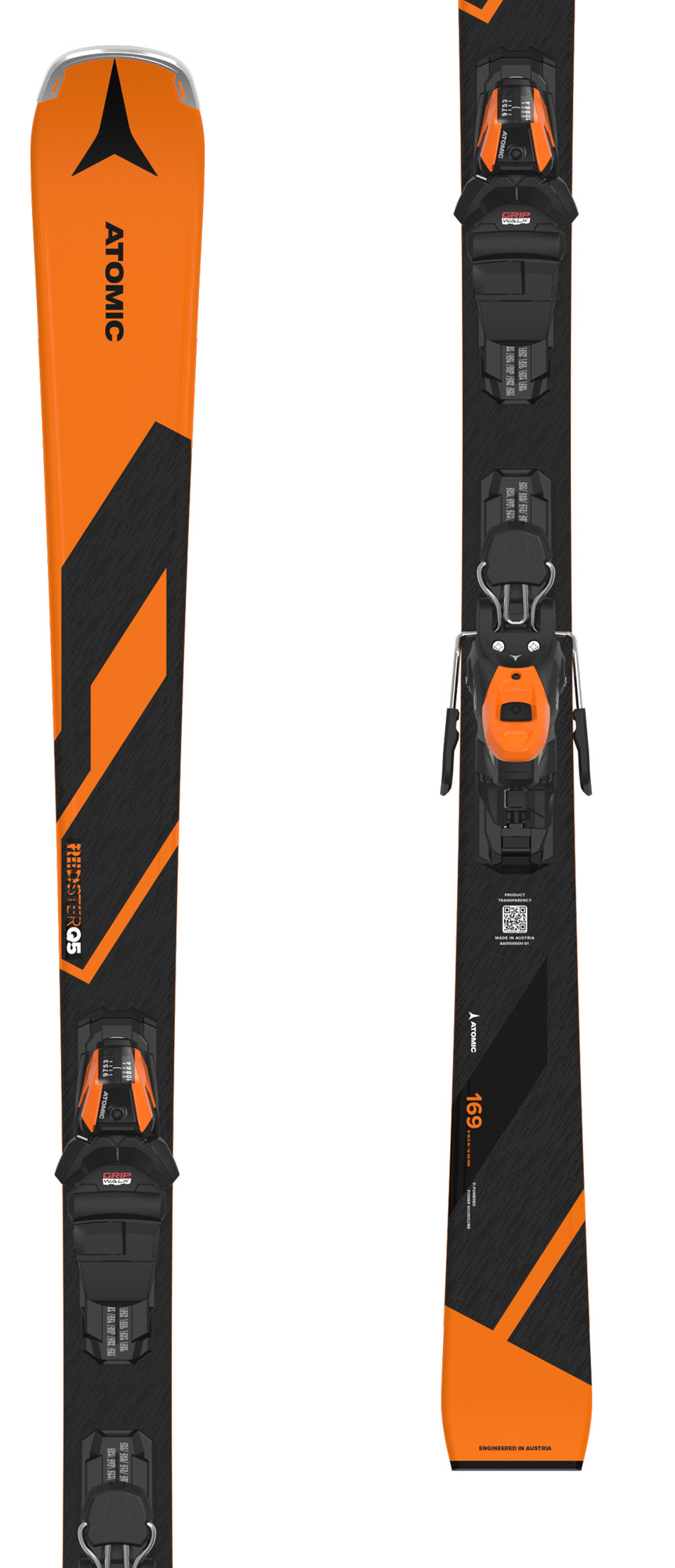 Atomic Redster Q5 skis with Atomic M 10 GW bindings