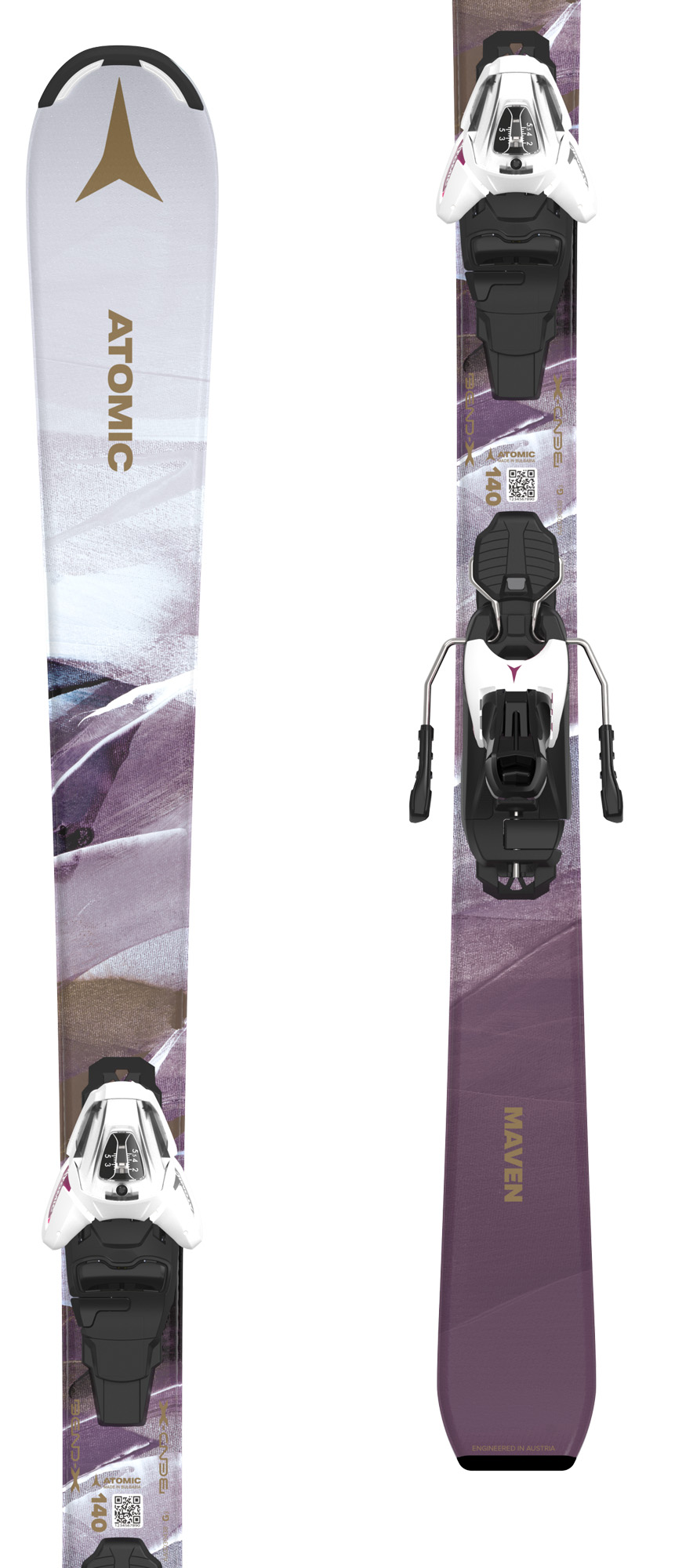 Atomic Maven Girl 130-150 skis with Atomic L6 GW bindings