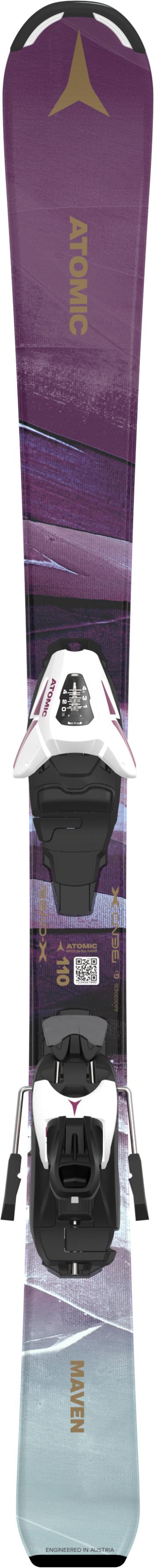 Atomic Maven Girl 100-120 skis with Atomic C5 GW bindings 2.Image