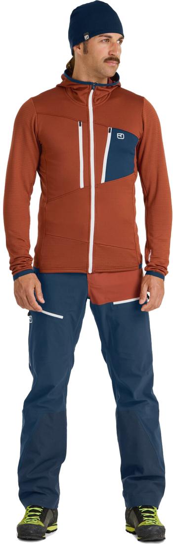 Ortovox Fleece Grid Hoody M pulóver 3.Kép