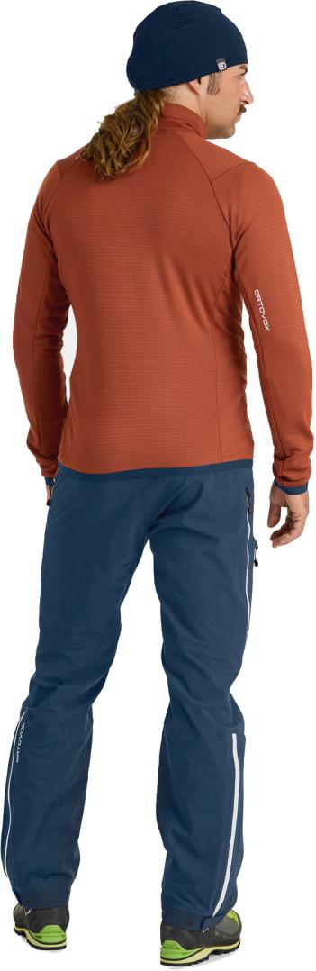 Ortovox Fleece Grid FZ M pulóver 4.Kép