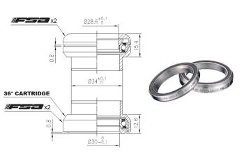 FSA Orbit Equipe 1 1/8 NO.21 Alu kormánycsapágy 5.Kép