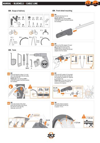 SKS Bluemels Cable Line 28/45 mudguard set 2.Image