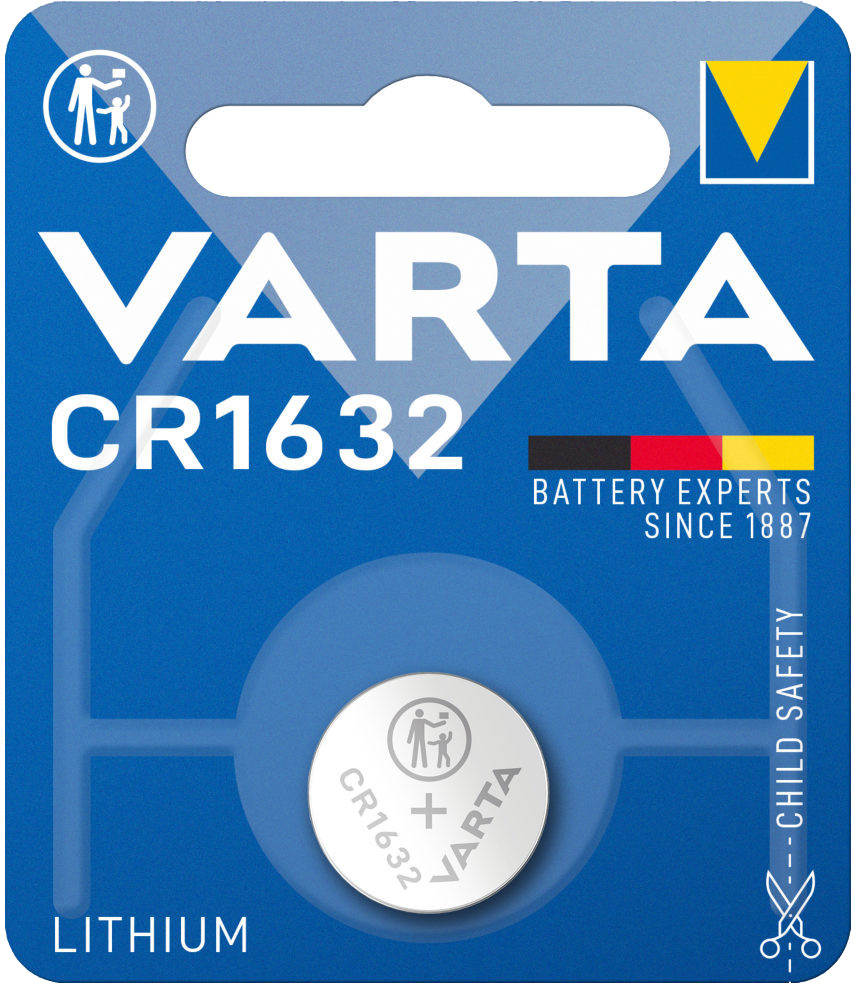 Varta CR1632 lithium elem