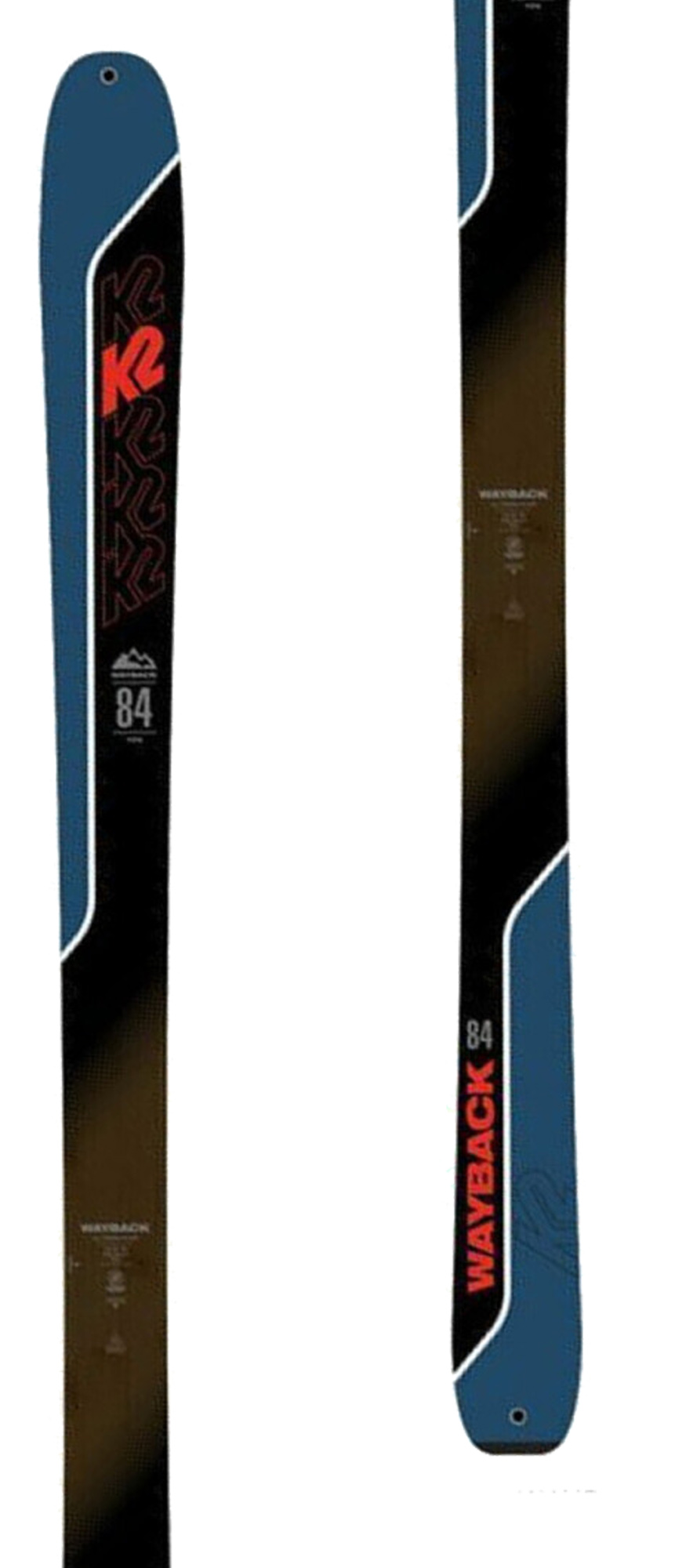 K2 Wayback 84 LTD + skin touring skis