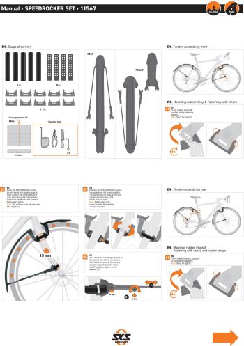 SKS Speedrocker XL sárvédő szett 9.Kép