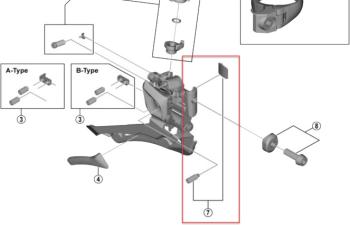 Shimano 105 FD 6800 váltóhoz plate + csavar 2.Kép
