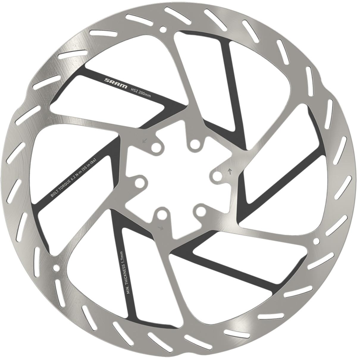 SRAM DB HS2 Rounded 200mm 6 csavaros féktárcsa