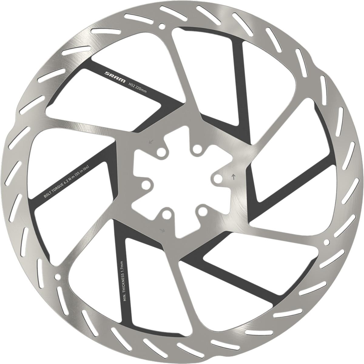 SRAM DB HS2 Rounded 220mm 6 csavaros féktárcsa