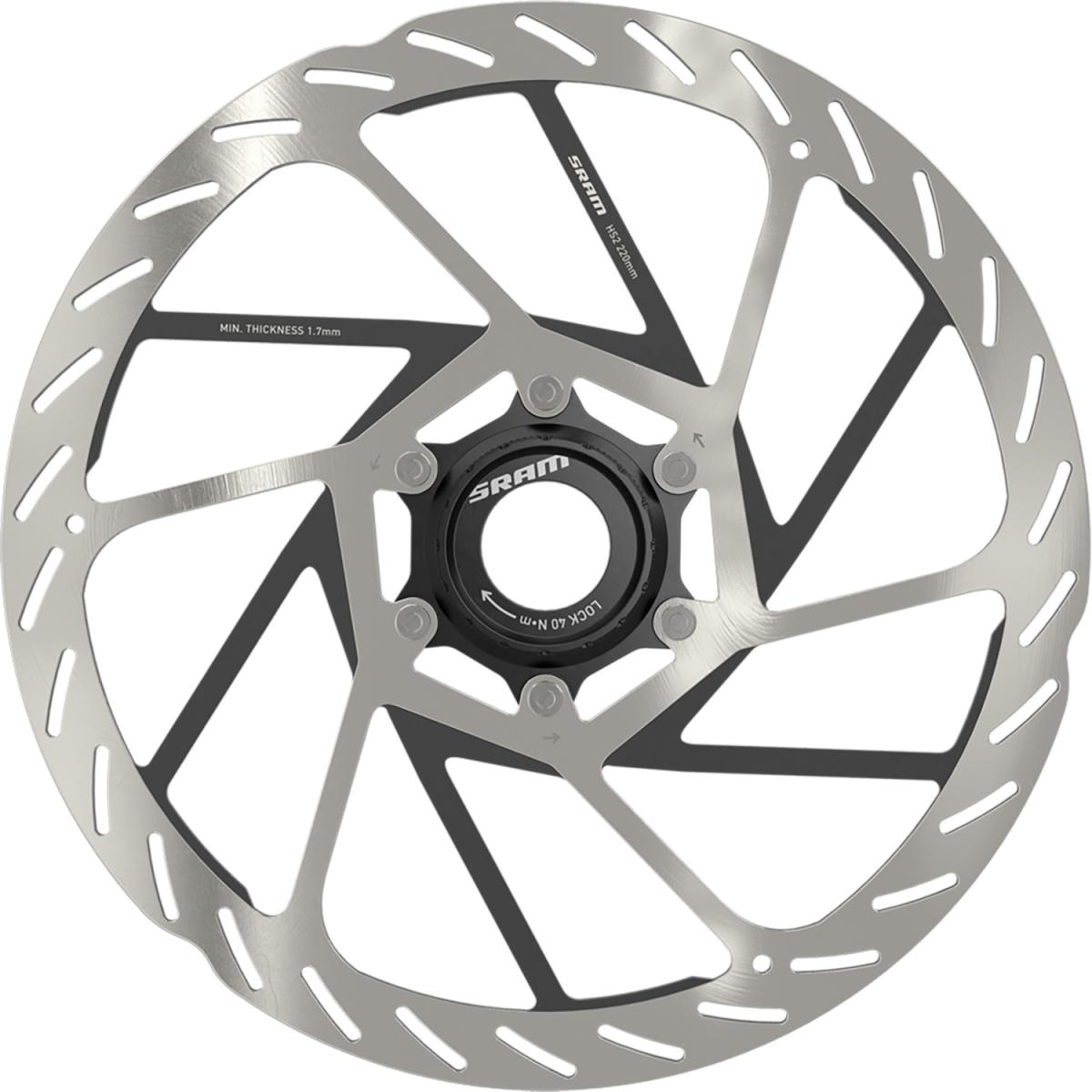 SRAM DB HS2 Rounded 220mm Centerlock disc brake rotor