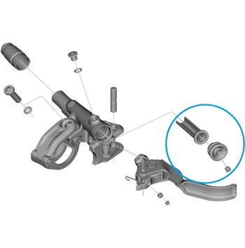 Shimano BL-M9120 hidraulikus fékkar membrán 2.Kép