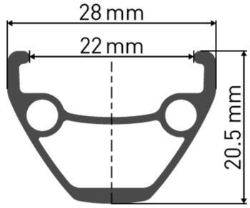 DT Swiss U 533 Disc 29/28 22 mm felni 3.Kép