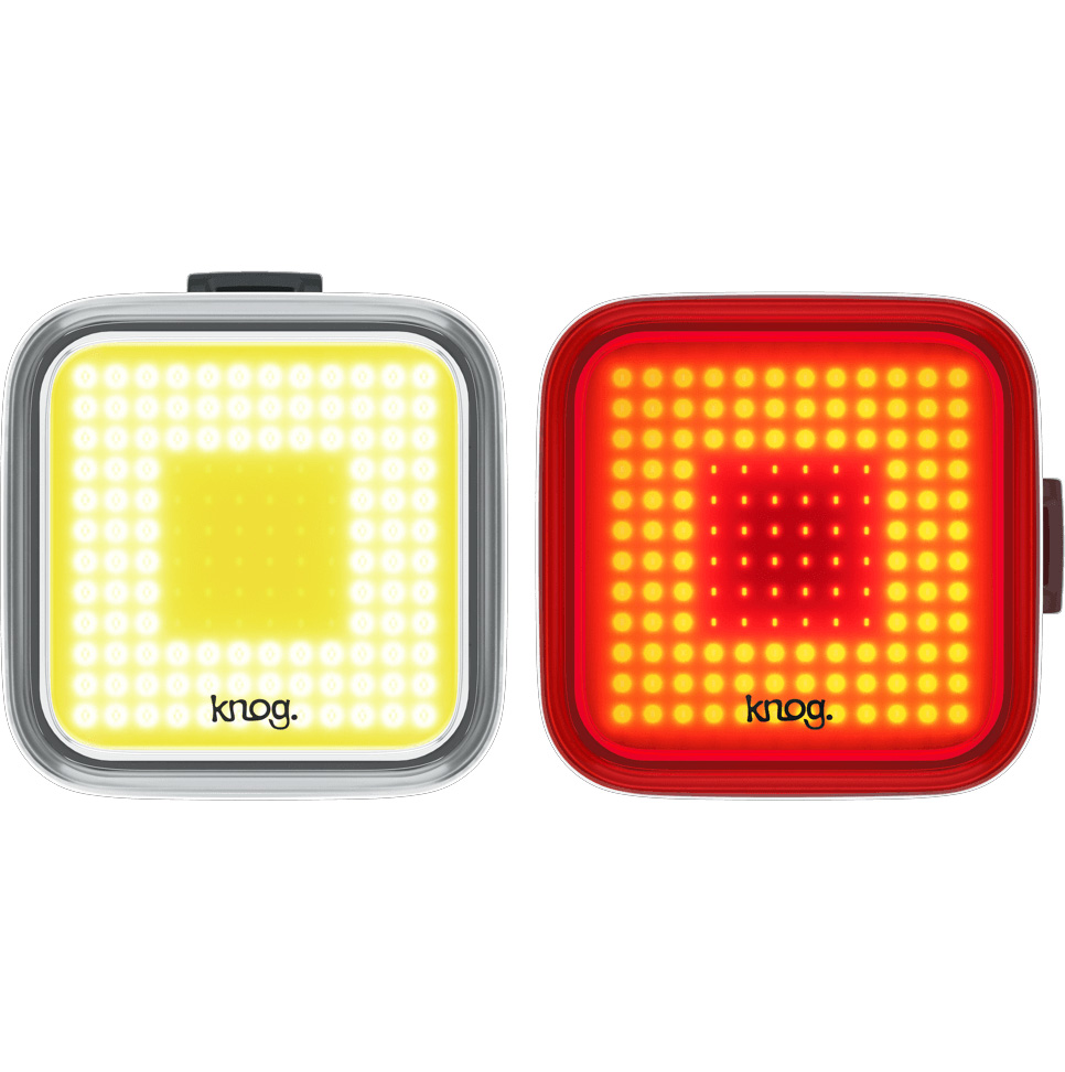 Knog Blinder Square Twinpack USB light set