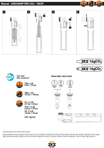 SKS Airchamp Pro CO2 pumpa 4.Kép