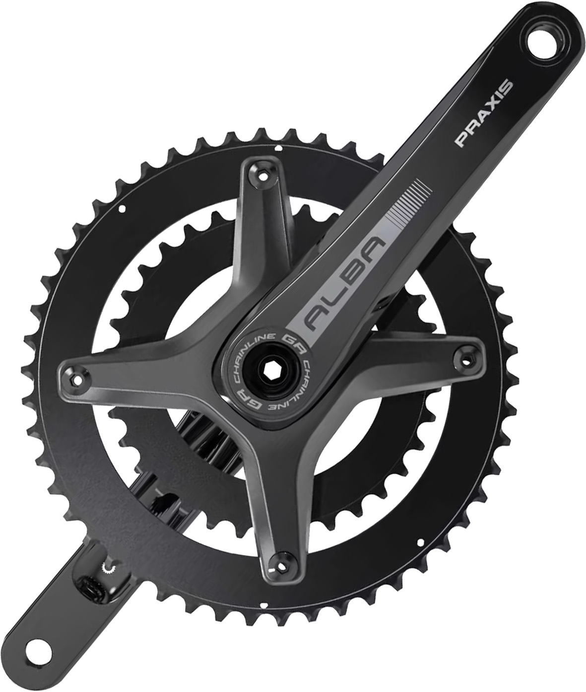 Praxis Alba integrated crankset