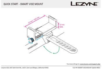 Lezyne Smart Vise Mount telefon tartó 5.Kép