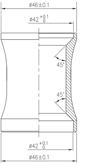 FSA Orbit CE NO.8B 8mm 1-1/8-OD 46 kormánycsapágy 2.Kép