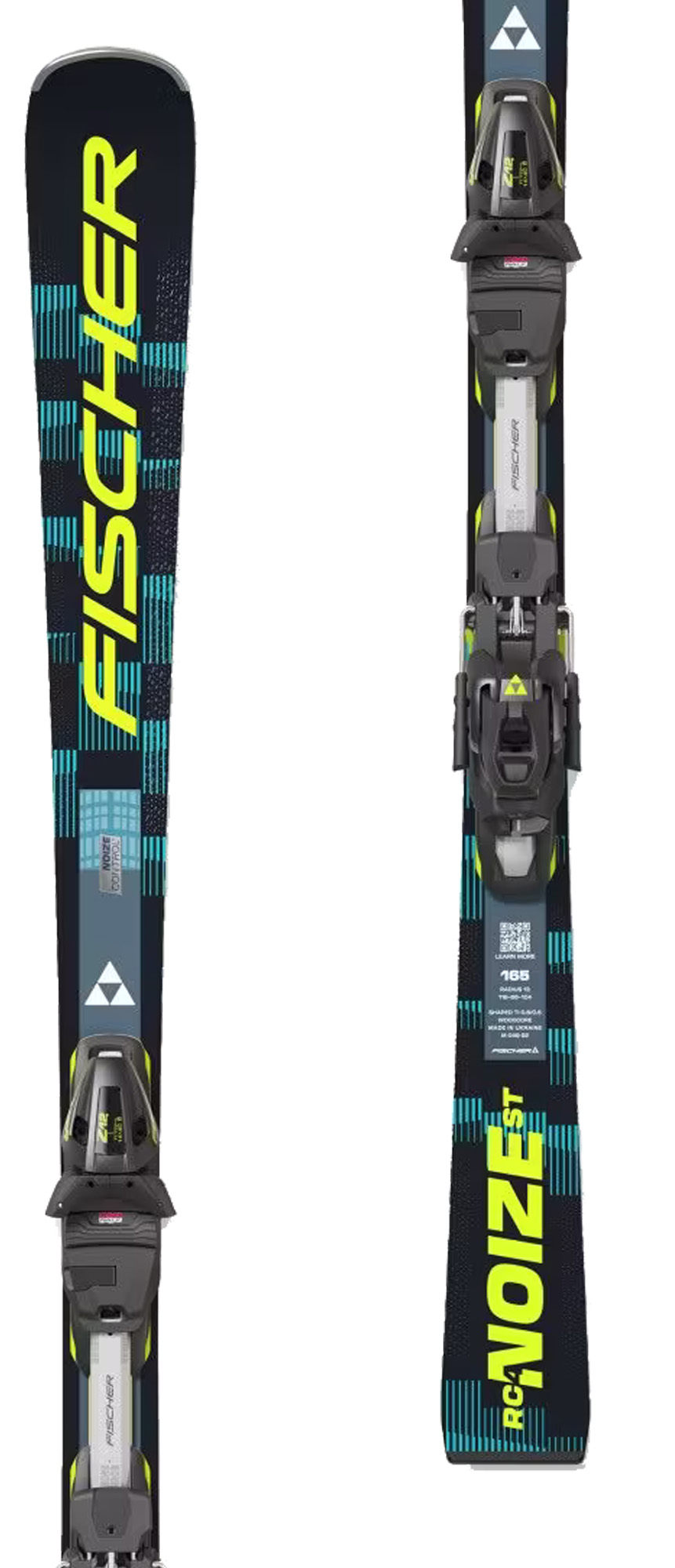 Fischer RC4 Noize ST skis with Fischer Z12 GW PR bindings
