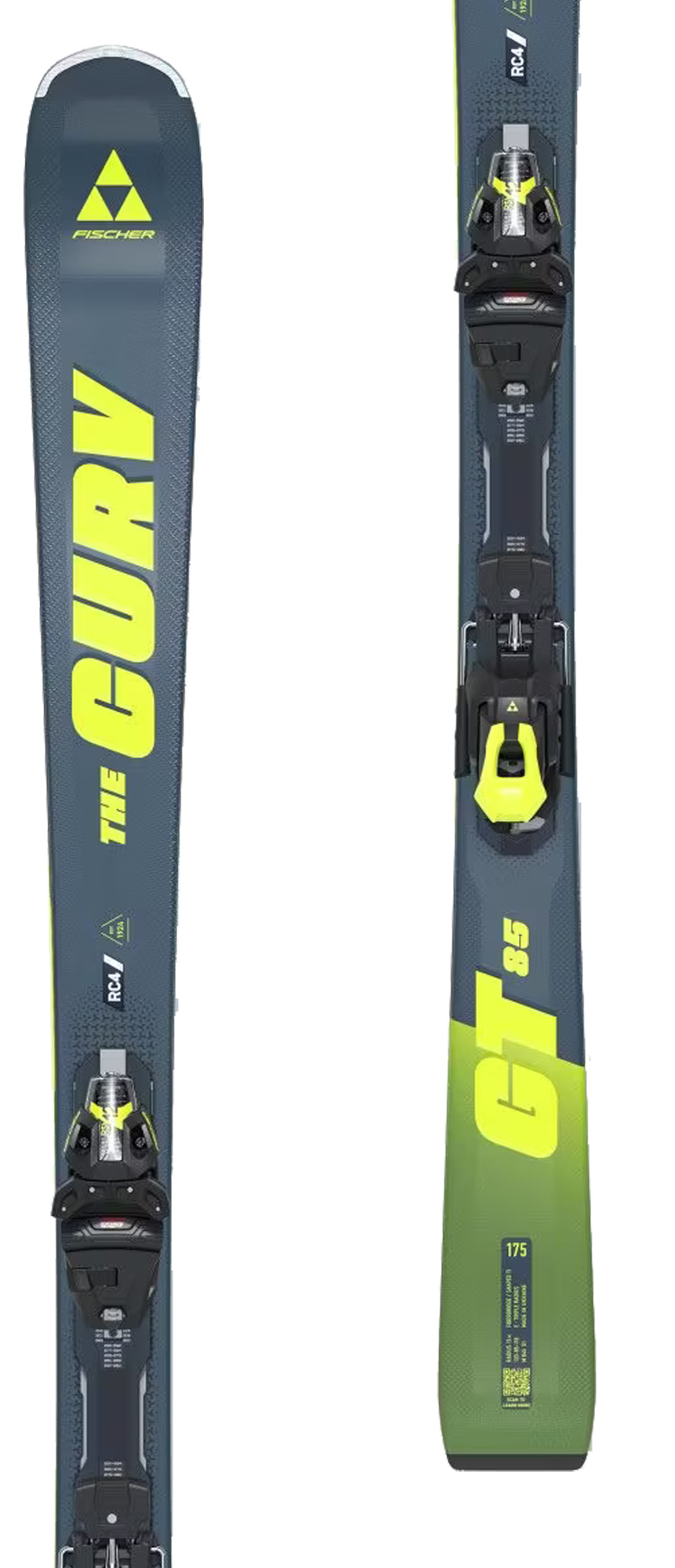 Fischer The Curv GT 85 MTR skis with Fischer RSW12 GW PR bindings