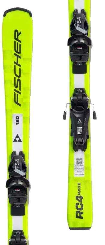 Fischer RC4 Race Junior 100-120 skis with Fischer FS4 GW CA bindings 1.Image