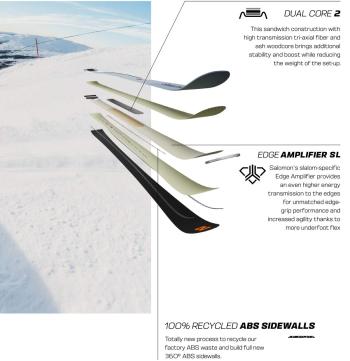 Salomon E S/Max N12 skis with Salomon MI12 GW F80 bindings 8.Image